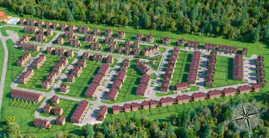 Дуплекс без отделки КП Британика